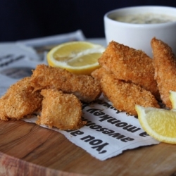 Paleo Fish Sticks and Tartar Sauce