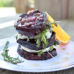 Roasted Beet and Goat Cheese Salad