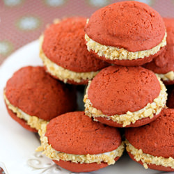 Red Velvet Whoopie Pies