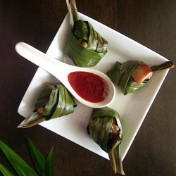 Baked Pandan Chicken