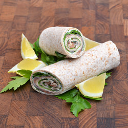 Wrap with Salmon