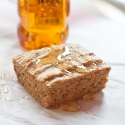 Peanut Butter and Banana Snack Cake