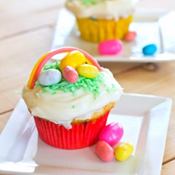 Easter Basket Cupcakes