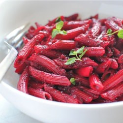 Penne in a Roasted Beet Sauce