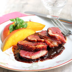 Duck Breast with Mango Sauce