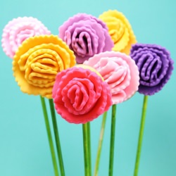 Flower Cookie Pops