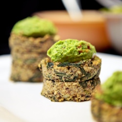 Dandelion Quinoa Cakes