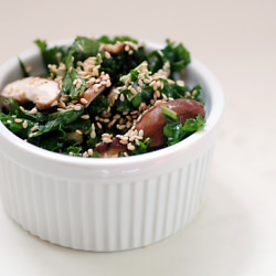 Shiitake Mushrooms & Kale