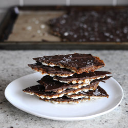 Matzo Toffee w/ Fleur de Sel