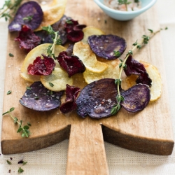 Beet and Potato Chips