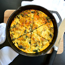 Kale & Chorizo Breakfast Fritatta