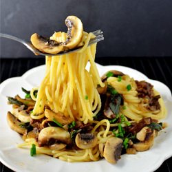 Mushroom Carbonara