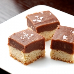 Salted Chocolate Caramel Shortbread