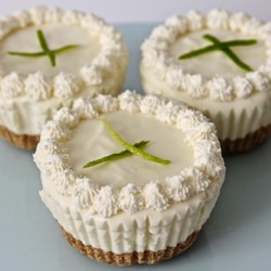 Mini Lime Cheesecakes