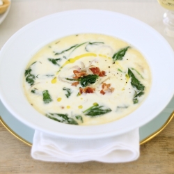 Asparagus & Spinach Cream Soup