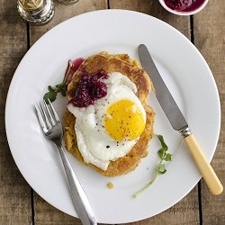 Carrot, Apple & Coconut Pancakes