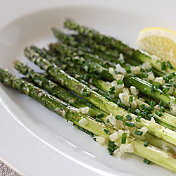 Roasted Asparagus with Shallots