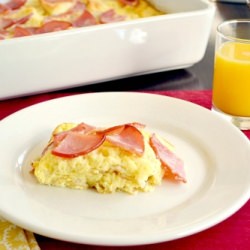 English Muffin Egg Bake