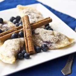 Blueberry Yogurt Pierogi