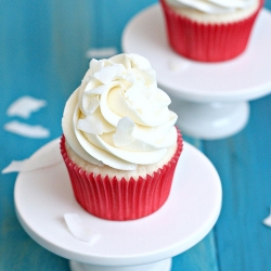 White Coconut Cupcakes