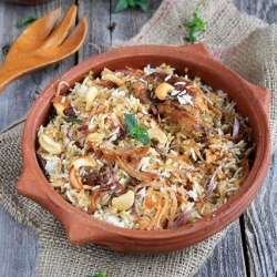 Hyderabad Chicken Dum Biryani