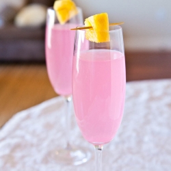 Coconut Water Champagne Fruit Punch