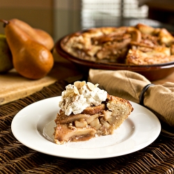 Rustic Spiced Pear Pie