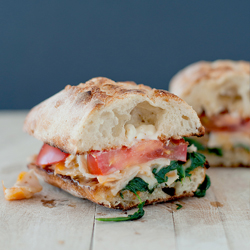 Sautéed Spinach & Turkey Sandwich