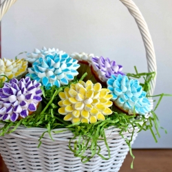 Marshmallow Flower Cupcakes