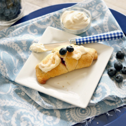 Blueberry Cream Cheese Crescents