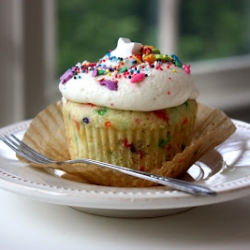 Funfetti Cupcakes For Two