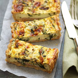 Ricotta and Gorgonzola Quiche