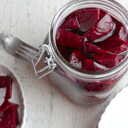 Sweet and Sour Marinated Beets