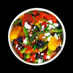 Grilled Vegetable and Feta Salad