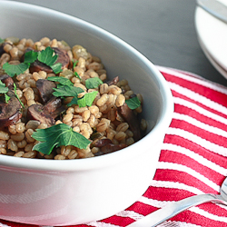 Mushroom Barley Bake with Thyme