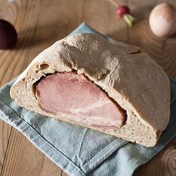 Ham Baked in Bread Dough