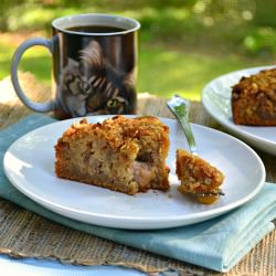 Roasted Pear Coffee Cake