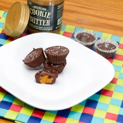 Salted Chocolate Cookie Butter Cups