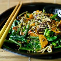 Tamari and Sesame Vegetables