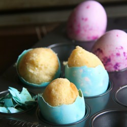 Pound Cake Easter Eggs