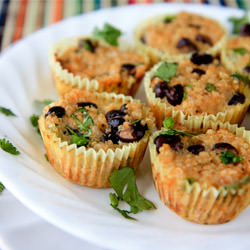 Mexican Black Bean and Quinoa Cups