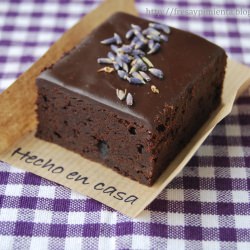 Chocolate Brownies with Lavender