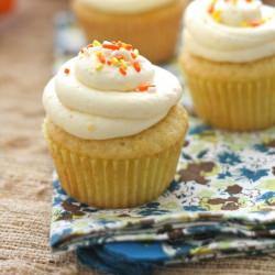 Orange Almond Cupcakes