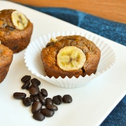 Chocolate Espresso Banana Muffins