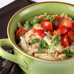 Shredded Chicken & White Beans