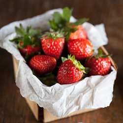 Madeira Marinated Strawberries