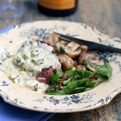 Tournedos with Roquefort Sauce