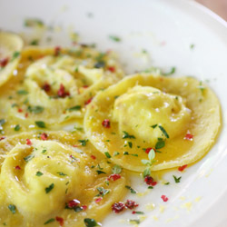 Lemon and Goat’s Cheese Ravioli