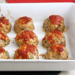 Baked Chicken Meatballs