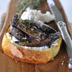 Portobello Mushrooms on Brioche